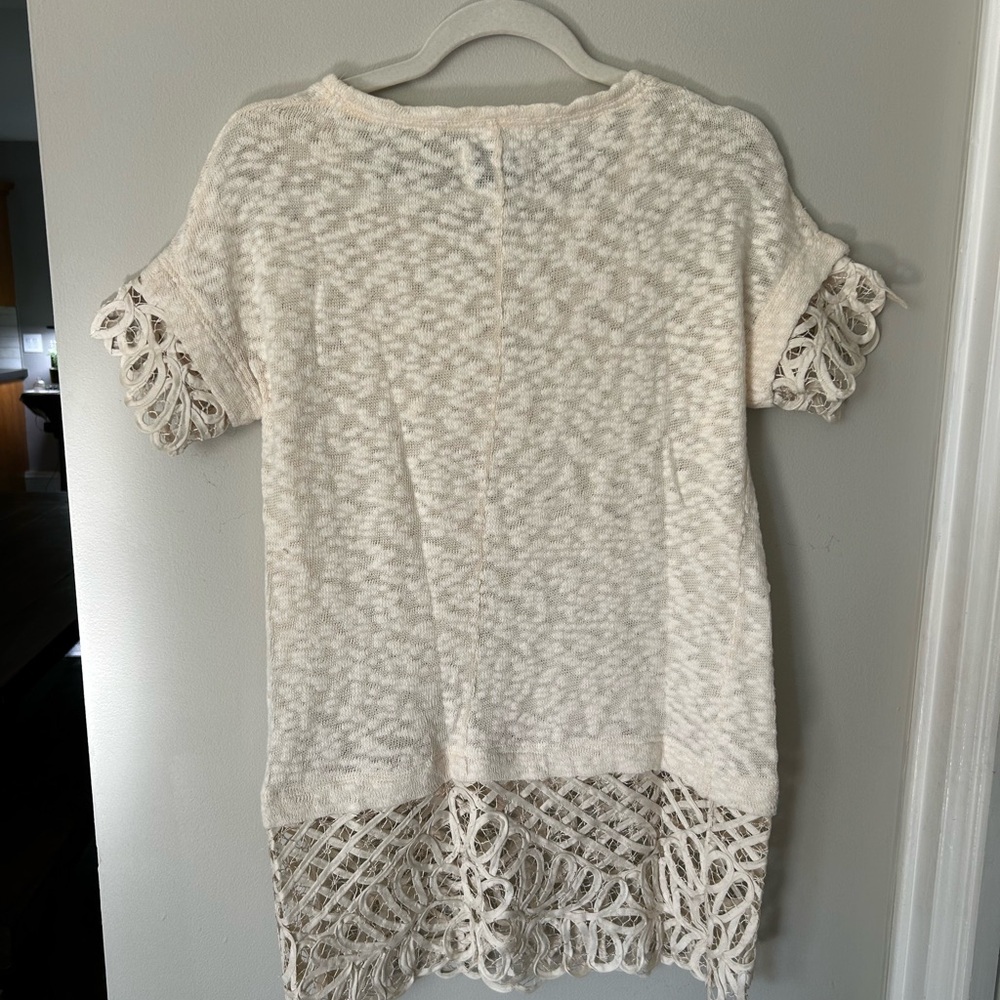Cream color tunic top!